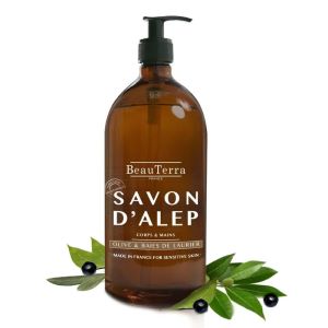 BeauTerra Savon Liquide D'Alep 500 ml - Pharmacie Agnès Praden à Alès