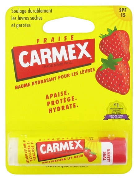 Carmex Fraise Baume Hydratant Lèvres - Pharmacie Agnès Praden à Alès