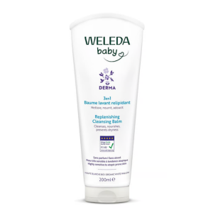 Weleda Baby  Baume lavant relipidant Derma 3en1 200ml - Pharmacie Agnès Praden à Alès