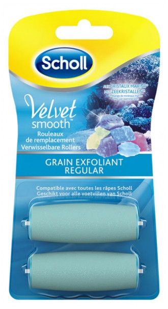 Scholl Velvet Smooth Express Pedi Cristaux de Diamants Grain Exfoliant 2 Rouleaux - Pharmacie Agnès Praden à Alès