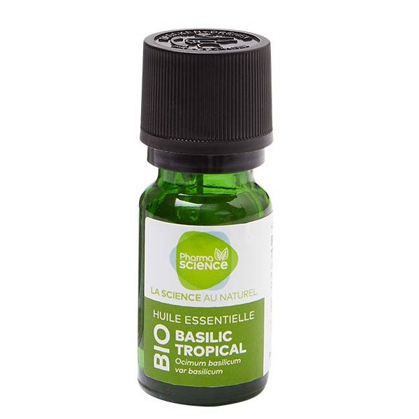 Pharmascience basilic tropical bio huile essentielle 10ml - Pharmacie Agnès Praden à Alès