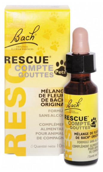 Fleur de bach original rescue remedy pets 10ml - Pharmacie Agnès Praden à Alès