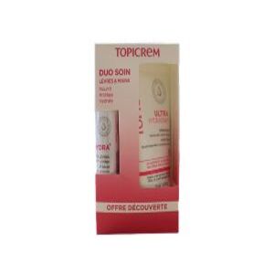 Topicrem Duo Soin Lèvres et Mains Hydratant - 50ml + 4g - Pharmacie Agnès Praden à Alès