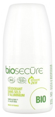 Biosecure Déodorant Sans Sels d'Aluminium Roll-on 50ml - Pharmacie Agnès Praden à Alès