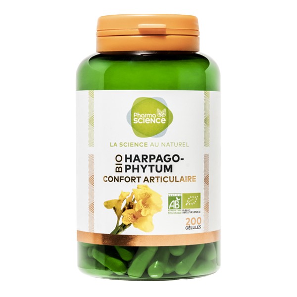 Pharmascience harpagophytum bio confort articulaire 200 gélules - Pharmacie Agnès Praden à Alès