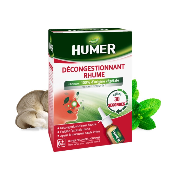 Humer Décongestionnant Rhume 20ml - Pharmacie Agnès Praden à Alès