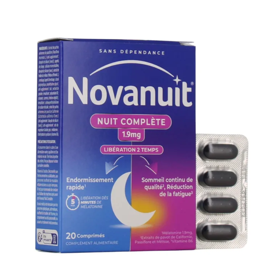 Novanuit Nuit Complète 1,9MG 20 cps - Pharmacie Agnès Praden à Alès