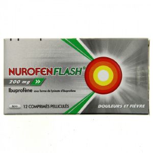 Reckitt NurofenFlash 200mg 12 Comprimés Pelliculés  - Pharmacie Agnès Praden à Alès