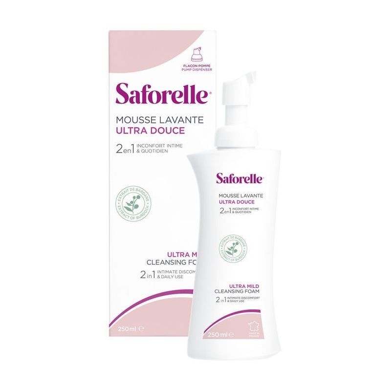 Saforelle Mousse Lavante Ultra Douce 250ml - Pharmacie Agnès Praden à Alès
