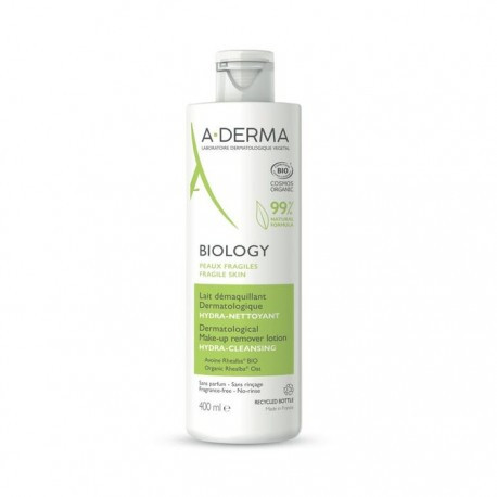 A-Derma Biology Lait Demaquillant 400ml - Pharmacie Agnès Praden à Alès
