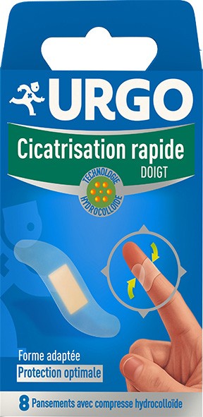 Urgo Cicatrisation Rapide Doigt 8 Pansements - Pharmacie Agnès Praden à Alès