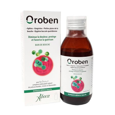Aboca Bain de bouche Oroben 150 ml - Pharmacie Agnès Praden à Alès