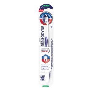 Sensodyne Brosse à Dents Medium Sensibilité & Gencives - Pharmacie Agnès Praden à Alès