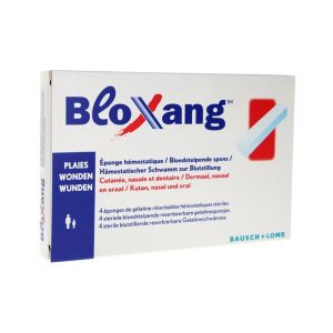 Bausch & Lomb Bloxang Eponge Hémostatique x4 - Pharmacie Agnès Praden à Alès
