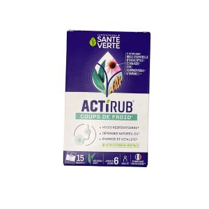 Santé Verte Actirub Coups De Froid 15 Sachets - Pharmacie Agnès Praden à Alès