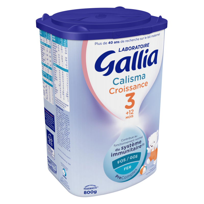 Gallia Calisma Croissance 3 Lait dès 12 mois 800g - Pharmacie Agnès Praden à Alès