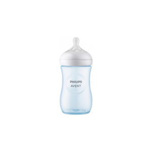 Avent Natural Response Biberon 260 ml 1 Mois et +  Bleu - Pharmacie Agnès Praden à Alès