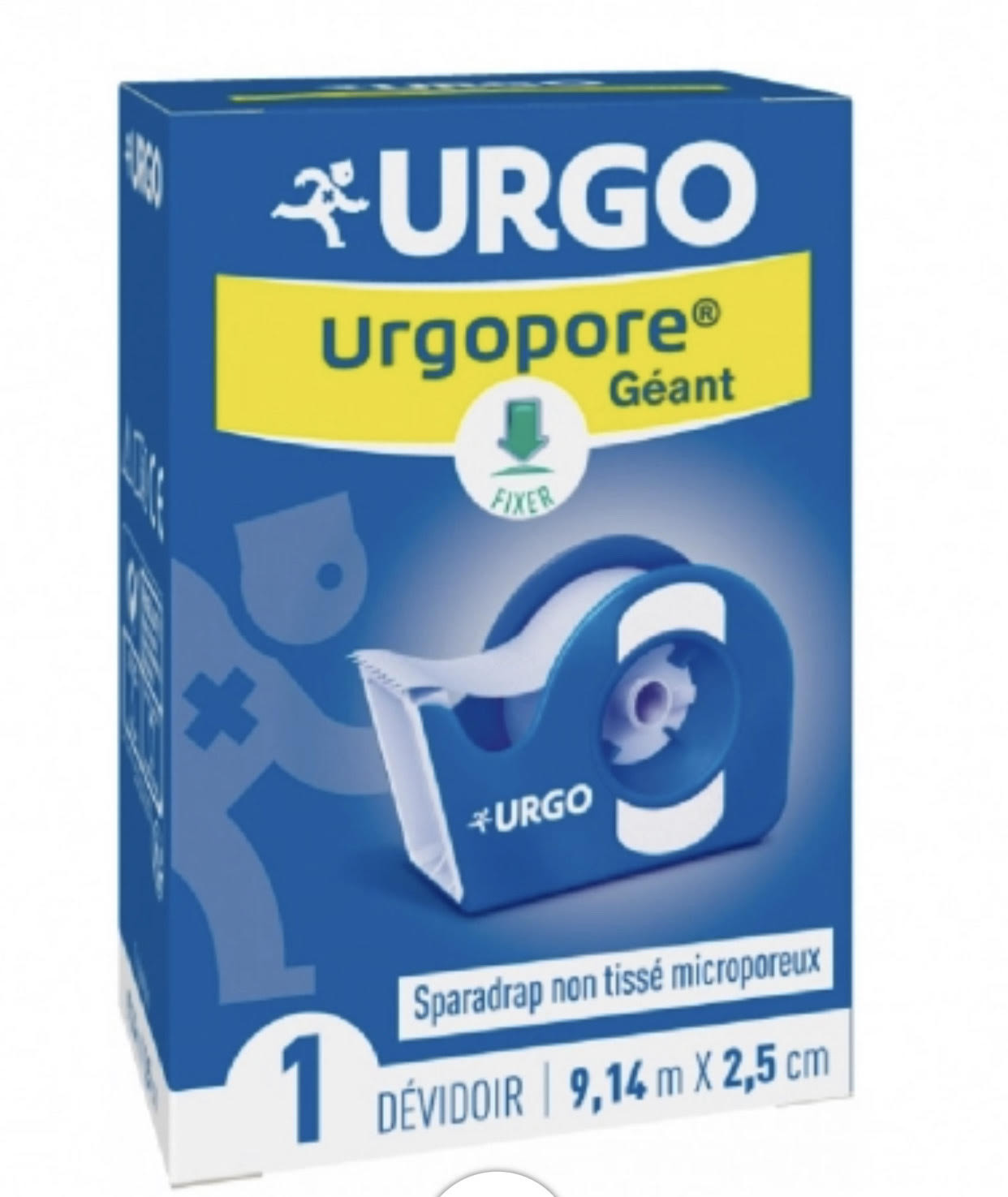 Urgo Urgopore Sparadrap Microporeux Géant 1 Dévidoir - Pharmacie Agnès Praden à Alès