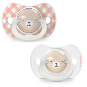 Suavinex Lot de 2 sucettes 0/6m Night & day Wild & Free Rose - Pharmacie Agnès Praden à Alès