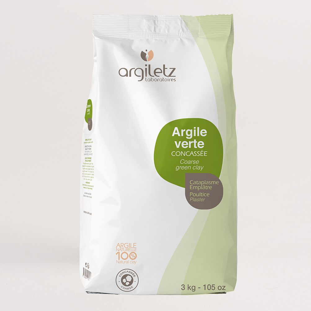 Argiletz Argile Verte poudre 3Kg - Pharmacie Agnès Praden à Alès