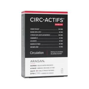 Aragan Circactifs Circulation 30 gélules - Pharmacie Agnès Praden à Alès