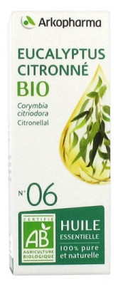 Arkopharma Huile Essentielle Eucalyptus Citronné Bio 10 ml - Pharmacie Agnès Praden à Alès