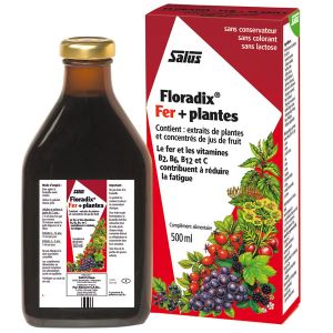 Salus Floradix Fer+Plantes 500ml - Pharmacie Agnès Praden à Alès