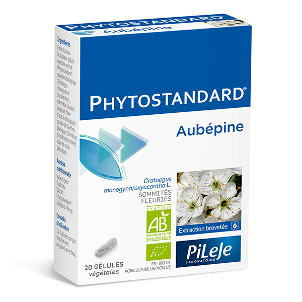 Pileje Phytostandart Aubépine 20 gélules - Pharmacie Agnès Praden à Alès