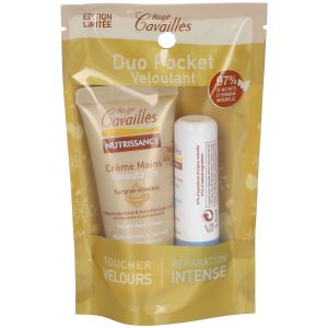 Rogé Cavaillès Duo Pocket Crème Mains Veloutante 30 ml + Stick Lèvres Réparateur 5,5 ml - Pharmacie Agnès Praden à Alès
