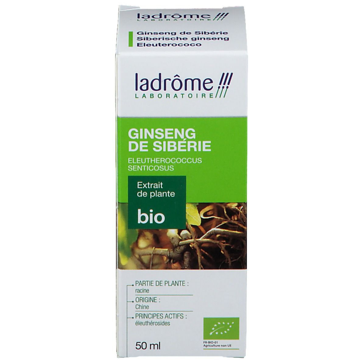 LaDrome Ginseng de Sibérie Extrait de plante fraîche 50 ml - Pharmacie Agnès Praden à Alès
