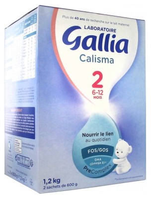 Gallia Calisma 2 Lait 6-12 mois 1.2Kg - Pharmacie Agnès Praden à Alès