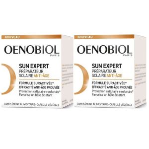 Oenobiol Sun Expert Préparateur Solaire Anti-âge 2X30 Capsules - Pharmacie Agnès Praden à Alès