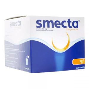 Mayoly Smecta Orange Vanille Diosmectite 3g 60 Sachets - Pharmacie Agnès Praden à Alès