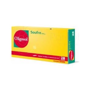 Laboratoire des Granions Oligosol Souffre Solution Buvable 28 Ampoules 2 ml  - Pharmacie Agnès Praden à Alès