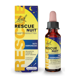 Fleur de Bach Rescue Nuit 20ml - Pharmacie Agnès Praden à Alès