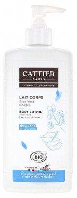 Cattier Lait Corps Modelant Aloe Vera Onagre 500 ml - Pharmacie Agnès Praden à Alès