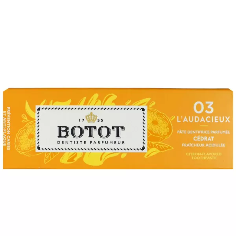 Botot 03 L'Audacieux  Pâte Dentifrice Parfumée Cédrat 25ml - Pharmacie Agnès Praden à Alès