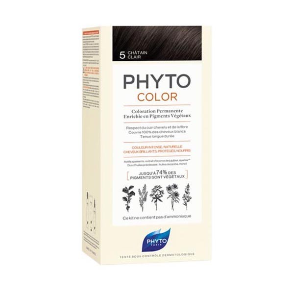 Phytocolor 5 châtain clair 112ml - Pharmacie Agnès Praden à Alès