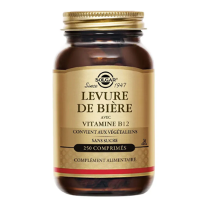 Solgar Levure de Bière 250 comprimés  - Pharmacie Agnès Praden à Alès