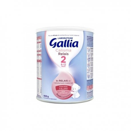 Gallia Calisma Relais 2 Lait 6 - 12 mois 400g - Pharmacie Agnès Praden à Alès