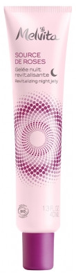 Melvita Source de Roses Gelée Nuit Revitalisante Bio 40 ml - Pharmacie Agnès Praden à Alès