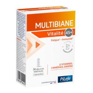Pileje Multibiane Vitalité 45+ 30 gélules - Pharmacie Agnès Praden à Alès