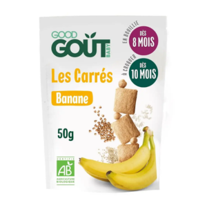 Good Gout Biscuits Carrés à la Banane 50g - Pharmacie Agnès Praden à Alès