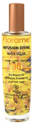 Florame Infusion Divine Huile Sèche Bio 100 ml - Pharmacie Agnès Praden à Alès