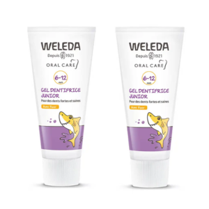 Weleda Gel Dentifrice Junior 6-12 Ans Avec Fluor 2x50ml  - Pharmacie Agnès Praden à Alès