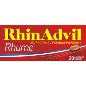 Gsk Rhinadvil Rhume 20 Comprimés Enrobés - Pharmacie Agnès Praden à Alès