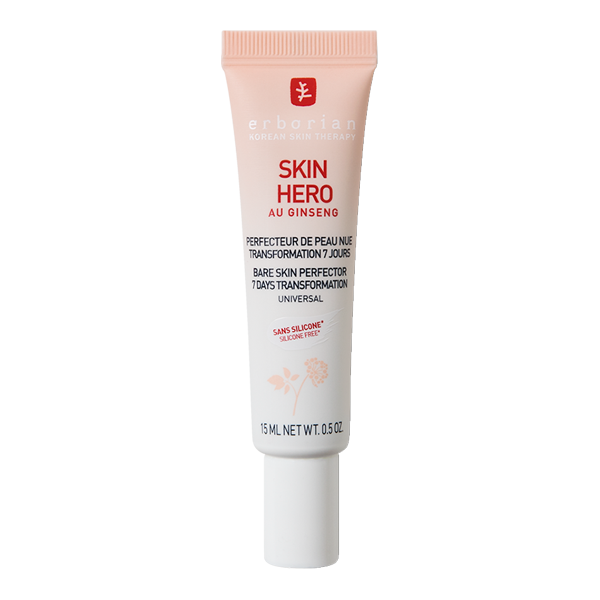 Erborian skin hero au ginseng perfecteur de peau nue 15ml - Pharmacie Agnès Praden à Alès