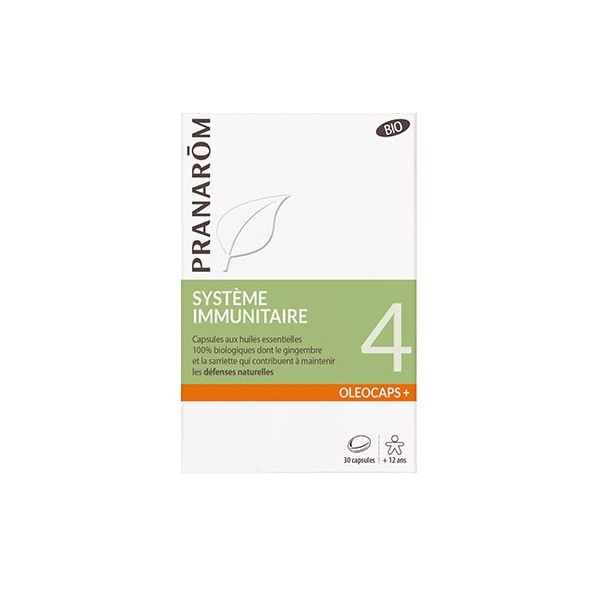 Pranarôm oleocaps+ 4 système immunitaire 30 capsules - Pharmacie Agnès Praden à Alès