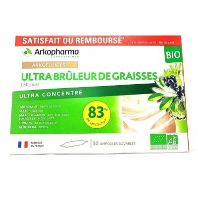 Arkofluide Bio Ultra Brûleur de Graisses 30 Ampoules - Pharmacie Agnès Praden à Alès