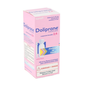 Doliprane Enfants Suspension Buvable 100ml - Pharmacie Agnès Praden à Alès